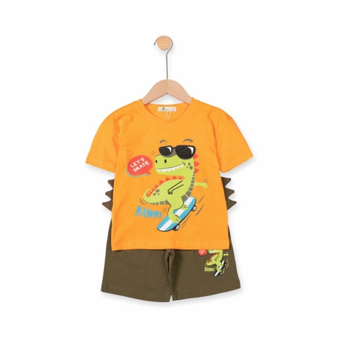 Bộ cotton trẻ em - bé trai B006 size 2/10