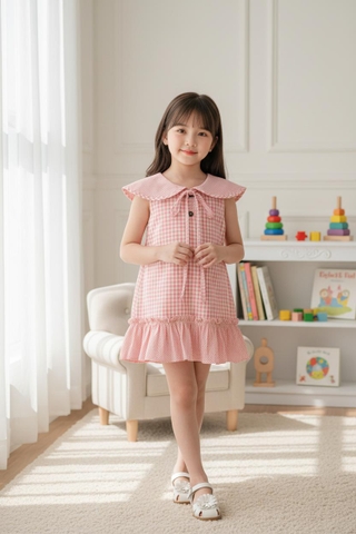 Váy thời trang trẻ em - V08 2/7-NH19