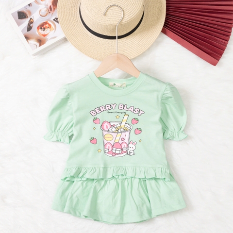 Bộ cotton trẻ em-bé gái G003 2/10