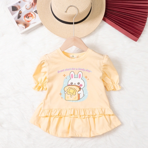 Bộ cotton trẻ em-bé gái G003 2/10