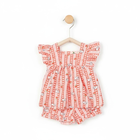 Bộ cotton trẻ em - bé gái G005 2/7