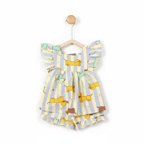 Bộ cotton trẻ em - bé gái G005 2/7