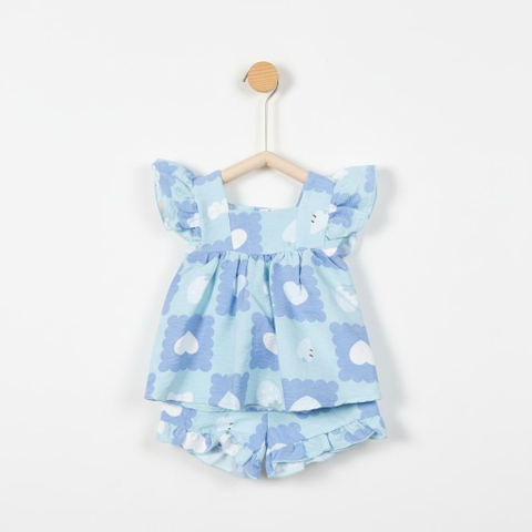 Bộ cotton trẻ em - bé gái G005 2/7