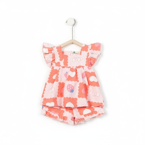 Bộ cotton trẻ em - bé gái G005 2/7