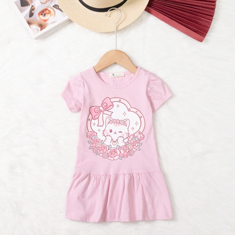 Váy cotton trẻ em - V02 2/10-TS06