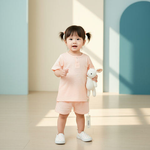 Bộ cotton trẻ em - bé trai B005 9/36-TS03