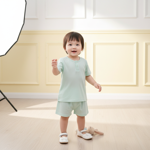 Bộ cotton trẻ em - bé trai B005 9/36-TS03