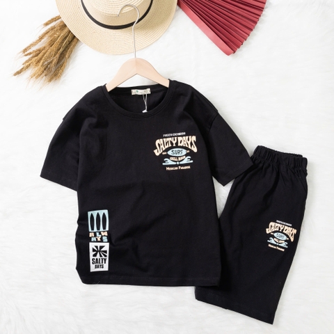 Bộ cotton trẻ em - bé trai B001 10/16-H458