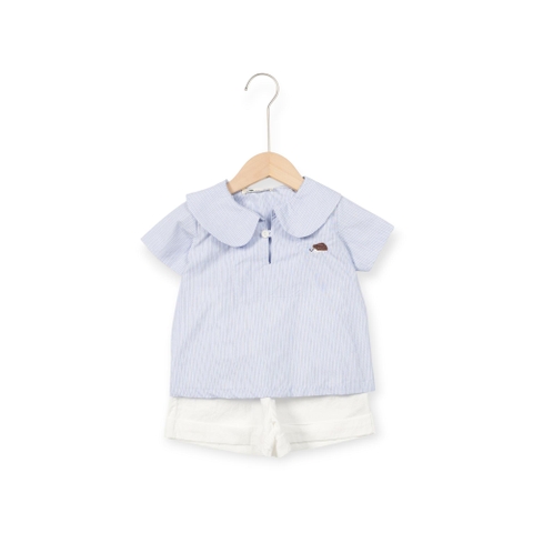 Bộ cotton trẻ em - bé gái G001 2/7-NH24