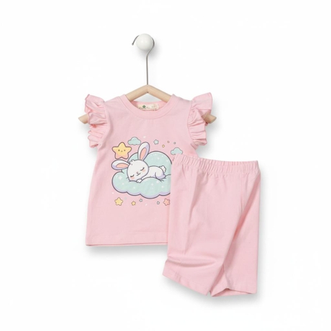 Bộ cotton trẻ em - bé gái G005 1/7 TS25