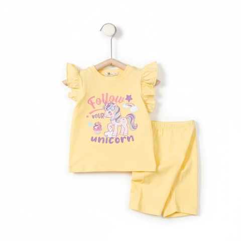 Bộ cotton trẻ em - bé gái G005 1/7 TS25