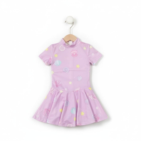 Đồ bơi trẻ em - SW01 2/12-TS22 BG váy liền