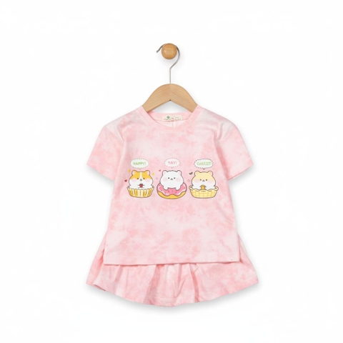 Bộ cotton trẻ em - bé gái G003 3/10 TS19