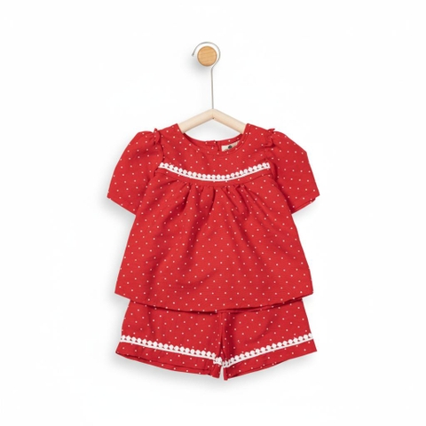 Bộ cotton trẻ em - bé gái G002 2/10