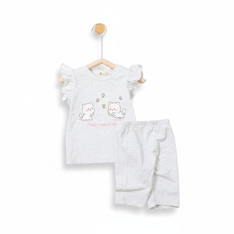 Bộ cotton trẻ em - bé gái G005 1/7 TS25