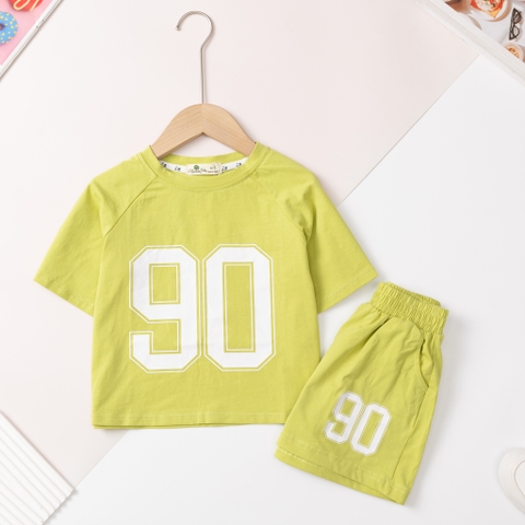 Bộ cotton trẻ em - bé trai B001 2/10