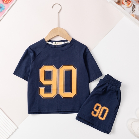 Bộ cotton trẻ em - bé trai B001 2/10