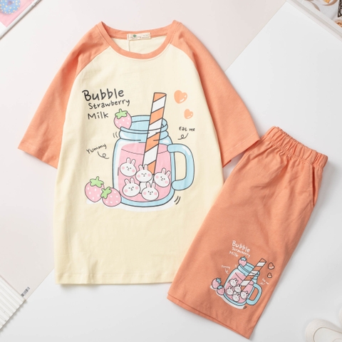 H523 Bộ BG ngắn tay phối 10/16