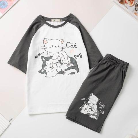 H523 Bộ BG ngắn tay phối 10/16