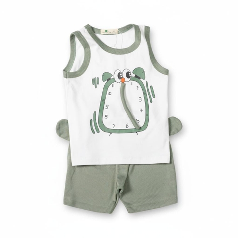 Bộ cotton trẻ em - bé trai B003 1/5 TS08