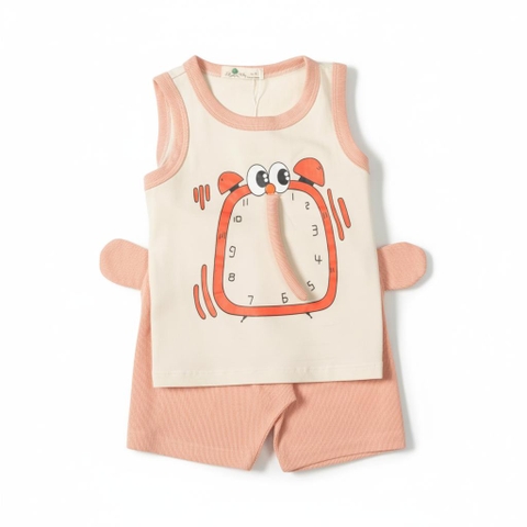 Bộ cotton trẻ em - bé trai B003 1/5 TS08