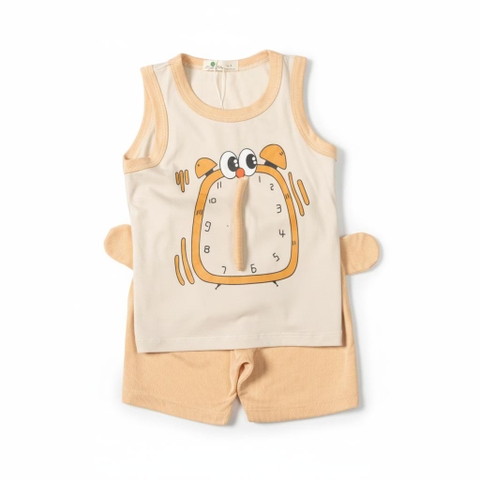 Bộ cotton trẻ em - bé trai B003 1/5 TS08