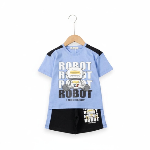 Bộ cotton trẻ em - bé trai B003 2/10