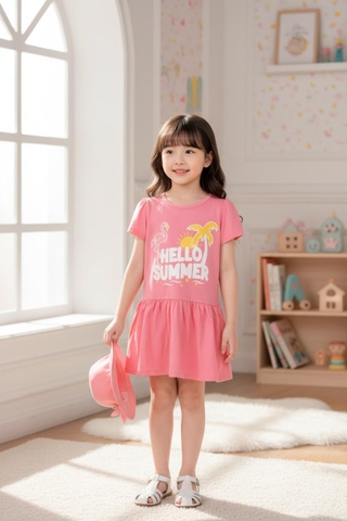 Váy cotton trẻ em - V02 2/10-TS06