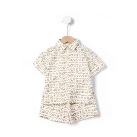 Bộ cotton trẻ em - bé trai B002 4/10