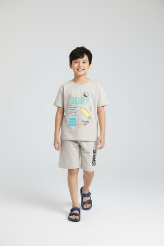 Bộ cotton trẻ em - bé trai B001 8/14-TS09