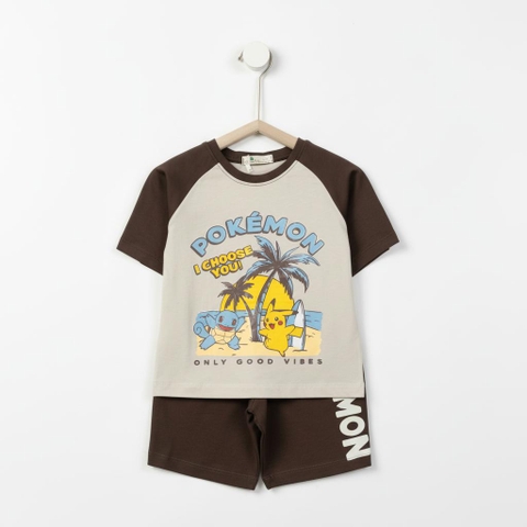 Bộ cotton trẻ em - bé trai B003 2/10-TS12