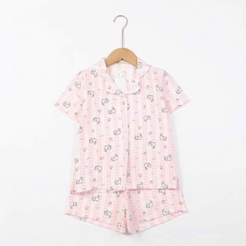 Bộ cotton trẻ em - bé gái G001 8/16-PH575