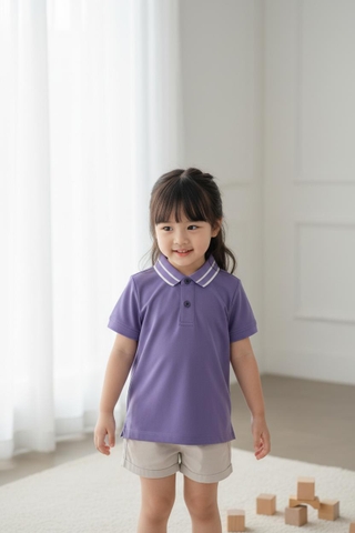 Áo thời trang trẻ em - A04 2/7-Áo có cổ