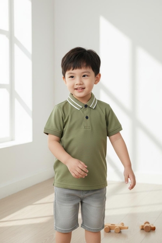 Áo thời trang trẻ em - A05 8/16-Áo có cổ