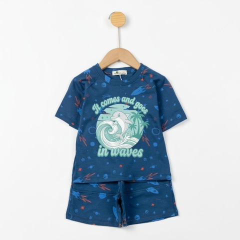 Bộ cotton trẻ em - bé trai B006 2/10 NA31