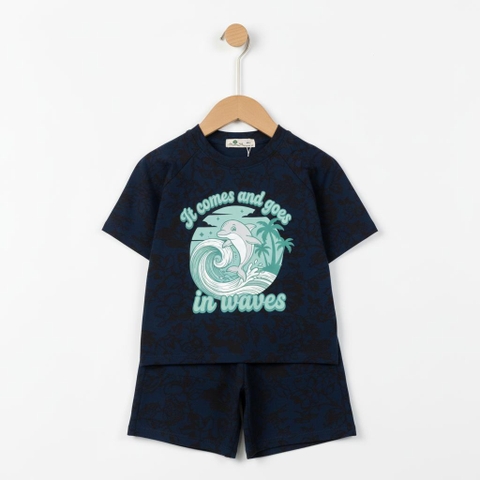 Bộ cotton trẻ em - bé trai B006 2/10 NA31