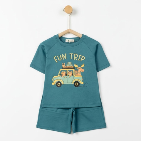 Bộ cotton trẻ em - bé trai B006 2/10 NA31