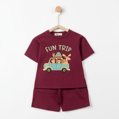 Bộ cotton trẻ em - bé trai B006 2/10 NA31