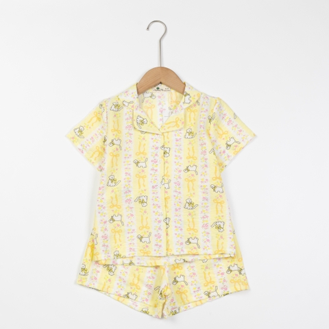 Bộ cotton trẻ em - bé gái G001 8/16-PH575