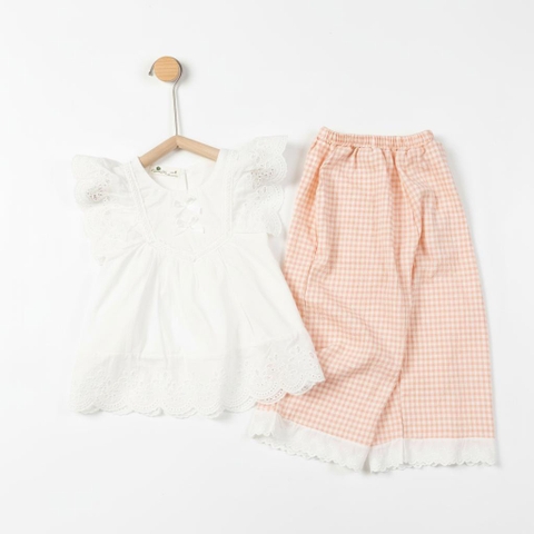 Bộ thời trang trẻ em - F03 4/12 quần dài