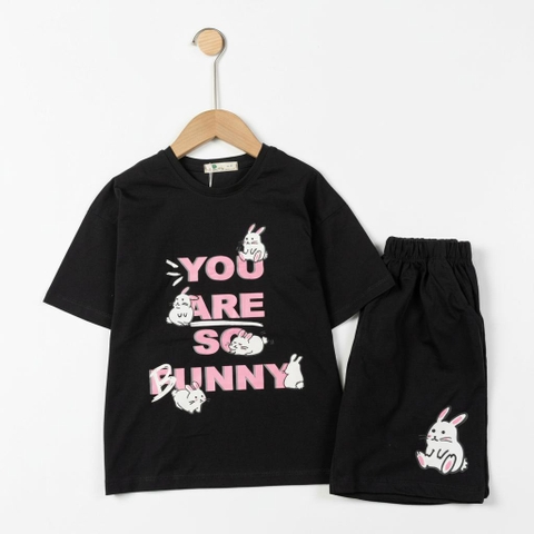 Bộ cotton trẻ em - bé gái G001 8/14-TS10