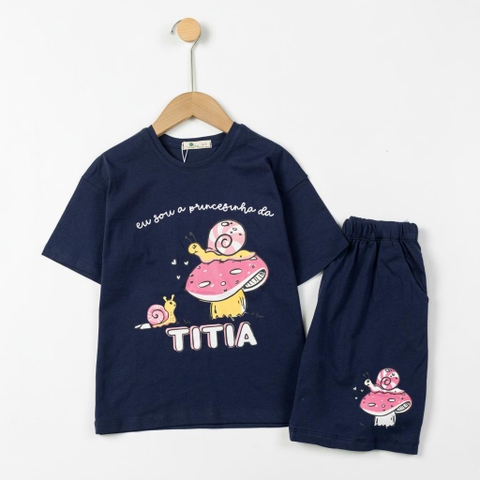 Bộ cotton trẻ em - bé gái G001 8/14-TS10