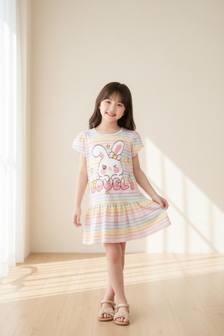 Váy cotton trẻ em - V02 2/10-TS06