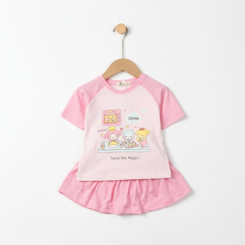 Bộ cotton trẻ em - bé gái G005 2/10-TS29