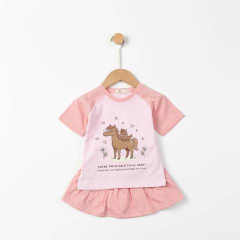 Bộ cotton trẻ em - bé gái G005 2/10-TS29