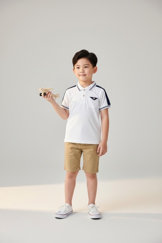 Áo thời trang trẻ em - A08 8/16-Áo có cổ