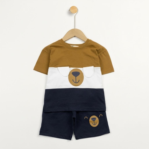Bộ cotton trẻ em - bé trai B006 2/10