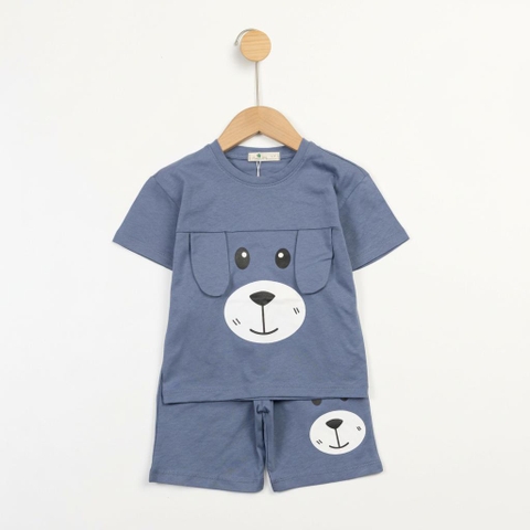 Bộ cotton trẻ em - bé trai B006 2/10