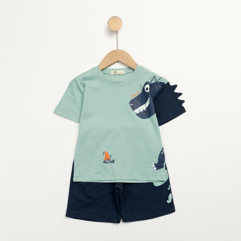 Bộ cotton trẻ em - bé trai B006 2/10