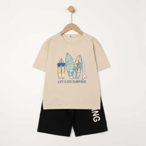 Bộ cotton trẻ em - bé trai B001 10/16-TS43